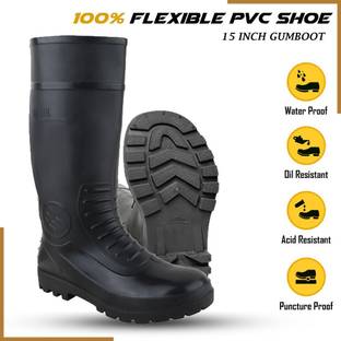foot trends Soft Toe PVC Safety Shoe