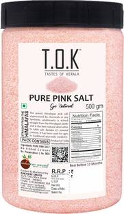 TOK (Tastes Of Kerala) Pure Pink Salt from Himalayas, Rock Salt, Sendha Namak, Sendha Mithu, Induppu Himalayan Pink Salt