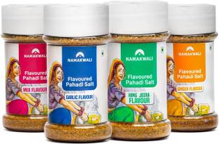 Namakwali Pahadi (4 Flavours - Mix, Garlic, Ginger, Hing Jeera) Flavored Salt