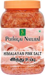 POTHIGAI NATURAL Pure Himalayan Pink Salt/ 84+ Minerals / Healthy Cooking /100 % Natural (1 kg) Himalayan Pink Salt