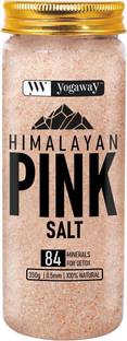 YOGAWAY Himalayan Pink Salt with 84 Minerals For Cooking |100 % Natural | 350g Himalayan Pink Salt