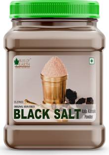 Bliss of Earth Authentic Kiln Fired Black Salt, Kala Nama for Healthy Cooking Black Salt