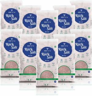 VED TATVA Himalayan rock salt (Sendha Namak) 1 kg (pack of 10) Rock Salt