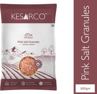 KESARCO Himalayan Pink Salt Granules 400 gm Himalayan Pink Salt