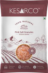 KESARCO Himalayan Pink Salt Granules 400 gm Himalayan Pink Salt