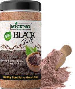 mickno organics Premium Himalayan BlackSalt Powder(Kala Namak)|Colour&Additive Free| Black Salt