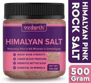 Vedarth Himalayan Pink Rock Salt Organic for weight loss & Daily Healthy Cooking Himalayan Rock Salt