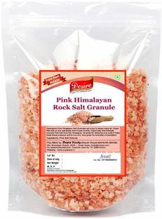 Desire Foods Pink Himalayan Rock Salt Granules 500 Gram Himalayan Pink Salt
