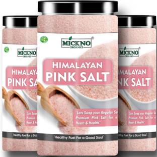 mickno organics 1.5 kg Himalayan Pink Rock Salt FINEST POWDER Organic for weight loss & Daily Healthy Cooking ( Imported ) Himalayan Pink Salt