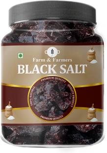 Farm & Farmers Pack of 1 | 900 G | Black Salt Whole/Kala Namak Black Salt