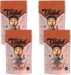 Veedint Pink Salt Powder 4 kg | Sendha Namak | Mineral-rich Salt for Healthy Cooking Himalayan Pink Salt