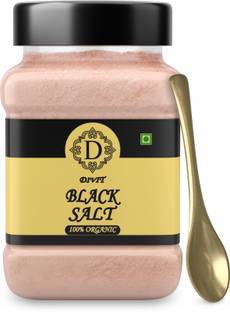 Divit Rock Black Salt Powder Kala Namak Non-Iodized for Weight Loss & Healthy Cooking Black Salt