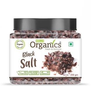 Hills Organics Himalayan Black Salt (Kala Namak) – 250G | 100% Pure & Organic Natural Black Salt