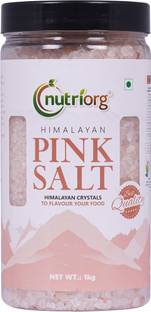 Nutriorg Himalayan Pink Salt 1000g | 100% Natural | Crystal Form | 80+ Minerals Himalayan Pink Salt