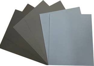 Color Zebra Waterproof Sand Paper Grit 1000/2000 / 3000 (Pack of 6) Silicon Carbide Sandpaper