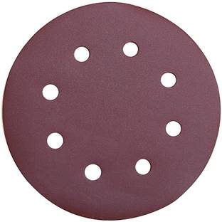 iBELL Sanding Disc 180mm (7") with 8 Holes for Dust Vacuum 100 Grit - 10Pcs Pack Emery Sandpaper