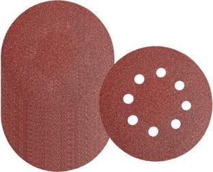Inditrust 5-Inches Round Sanding Disc Hook and Loop Sand Paper Emery Sandpaper