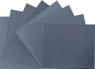 Color Zebra Waterproof Abrasive Paper Grit - 600/1000/1500/2000. Pack Of 08 Sheets Silicon Carbide Sandpaper