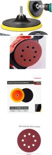 DS Creations Pack of 25 sanding/grinding velcro disc 5 inch #80 grit with 1 velcro pad 5 inch Disc Sander