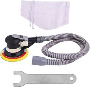 TOOLBUX 6" Air Sander Pneumatic Orbital Design with Long Dust Tube 6 inch Random Orbital Sander