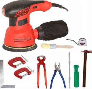 Digital Craft 5" Rotary Sander Machine,4 Utility Tools,3 Utility Tools Wood Metal 5 inch Random Orbital Sander