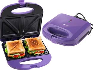The Better Home by Fumato Presswich 750W Sandwich Maker, 2 Slice Grill, Non-Stick Grill Plates,3- 1 Grill