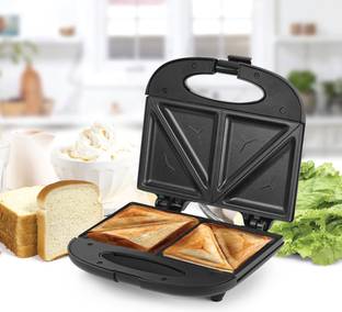 cello Super Club Ultra Pro 800W Sandwich Maker | Non-Stick Coating | Power Indicators Toast