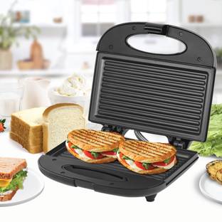 cello Super Club Ultra Pro 800W Grill Sandwich Toaster with Fixed Grill Plates Grill