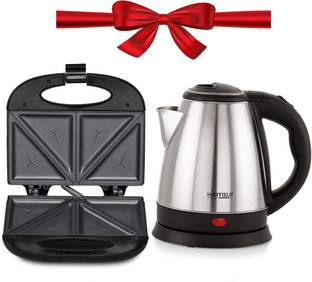 Sheffield Classic Combo Sandwich Toaster and Electric Kettle Toast