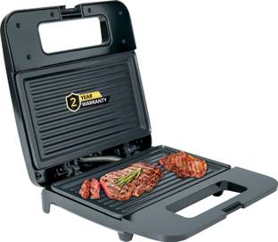 iBELL SM410N Electric Sandwich Maker, 800W, Handle Lock function, Non-Stick Plates to Grill