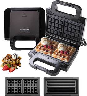 The Better Home Fumato 3-in-1 Sandwich Maker with Toast, Grill & Waffle Plates Grill, Toast, Waffle
