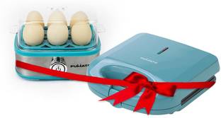 The Better Home Fumato Breakfast Combo: Sandwichmaker & Egg Maker |Color-coordinated Gifting set Grill