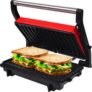 KenBerry by KenBerry Prime Grill 180° Openable 1000W Panini Press Grill Sandwich Maker With Floating Open Grill