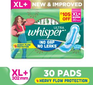 Whisper ULTRA HYGIENE+COMFORT XL+, FOR HEAVY FLOW Sanitary Pad