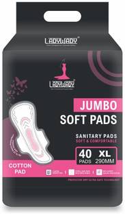 Ladywady XL Soft and Comfortable Sanitary Pads - 1 Pack (40 Pads, 290mm) Sanitary Pad