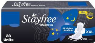 STAYFREE Advanced All Night XXL Wings Sanitary Pad