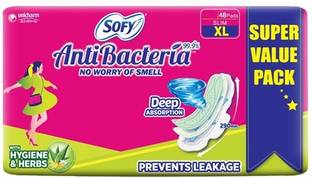 SOFY AntiBacteria 48 SLIM Pads 290mm with Deep Absorption Sanitary Pad