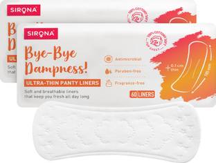 SIRONA Ultra Soft Thin Daily Use Panty Liners for Women Pantyliner
