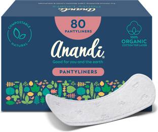 Anandi Daily Use Liners 190mm | Biodegradable Compostable Organic Pantyliner
