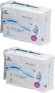 LUXMIRAMNA Airiz Active Oxygen & Negative Ion Soft-Cotton Sanitary Pads - Pack of 8 Sanitary Pad