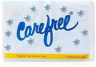 Carefree Sanitary Pad Regular – 10 Pads Sanitary Pad