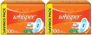 Whisper Choice Sanitary Regular Pads for Women, Regular - ( 20+20 ) Napkins Sanitary Pad Sanitary Pad