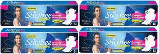STAYFREE Secure XL Cottony 6+6+6+6 Sanitary pads Sanitary Pad