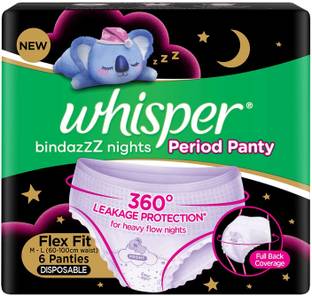 Whisper Bindazzz Night Period Panty Sanitary Pad