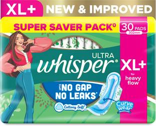 Whisper Ultra Clean XL Plus Wings Sanitary Pad
