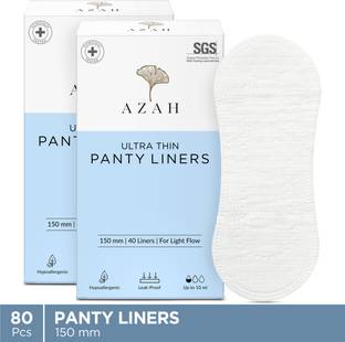 AZAH Ultra Thin Cottony Soft For Spotting and Discharge | All Day Dry And Fresh Pantyliner