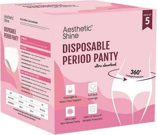 Aesthetic Shine Disposable Period Panties | S M | Leak-Proof Protection For Heavy-Flow Nights Sanitary Pad