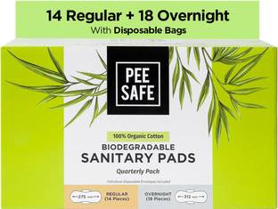 Pee Safe Sanitary Pads Subscription Box- Quaterly Sanitary Pad