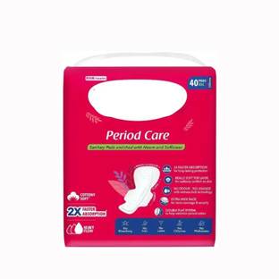 Modern Lady Moden Lady Cottony-Soft Enriched with Neem and Safflower, XXL, 40 Sanitary Pad
