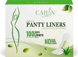 Cailin Care Breathable Ultra Thin Anion Chip Liner for Working Women (Size - 155mm|Small) Pantyliner